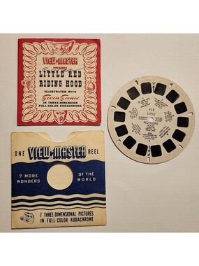 VINTAGE View Master Little Red Riding Hood Reel x 1 1950
